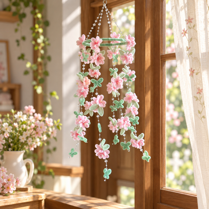 DIY Peach Blossom Wind Chime Kit